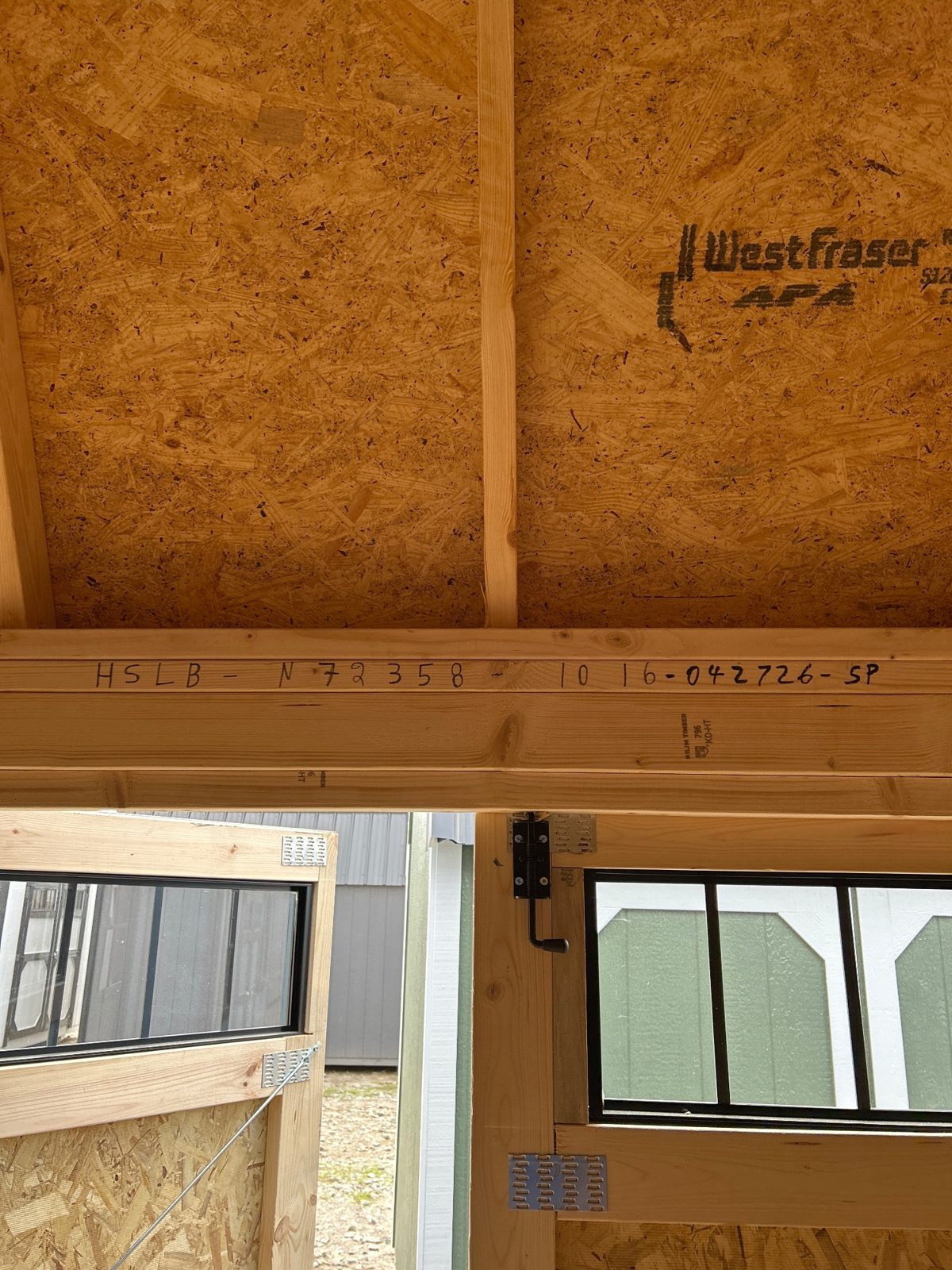 Lofted Barn - 10x16 inside