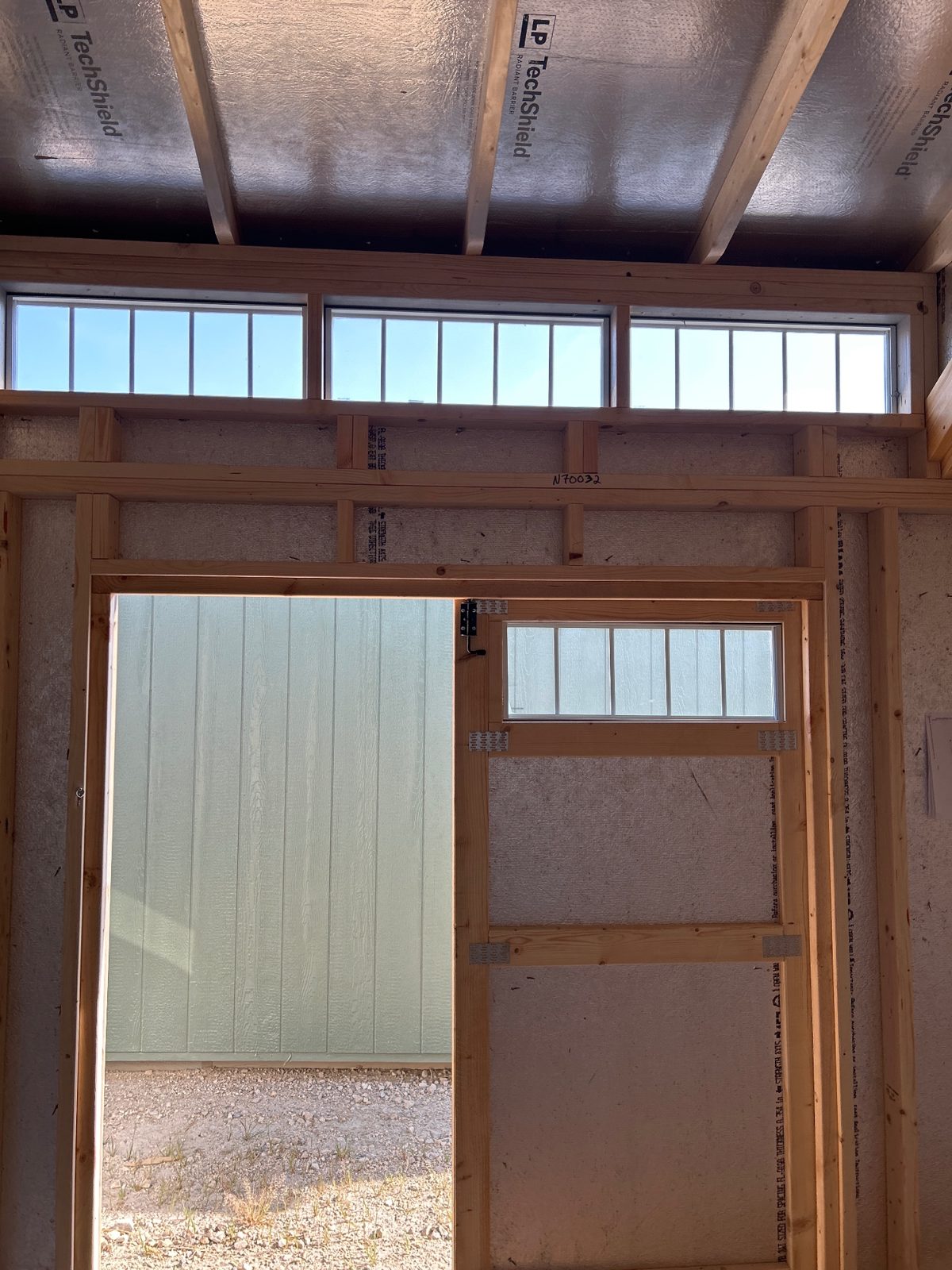 Utility Dormer - 10x20 interior