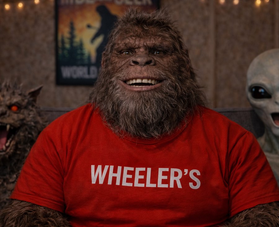 The Wheelerverse cryptid commercials on YouTube